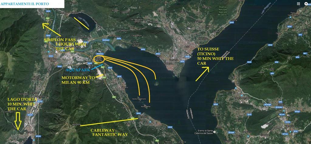 Appartamento Il Porto Baveno Eksteriør bilde